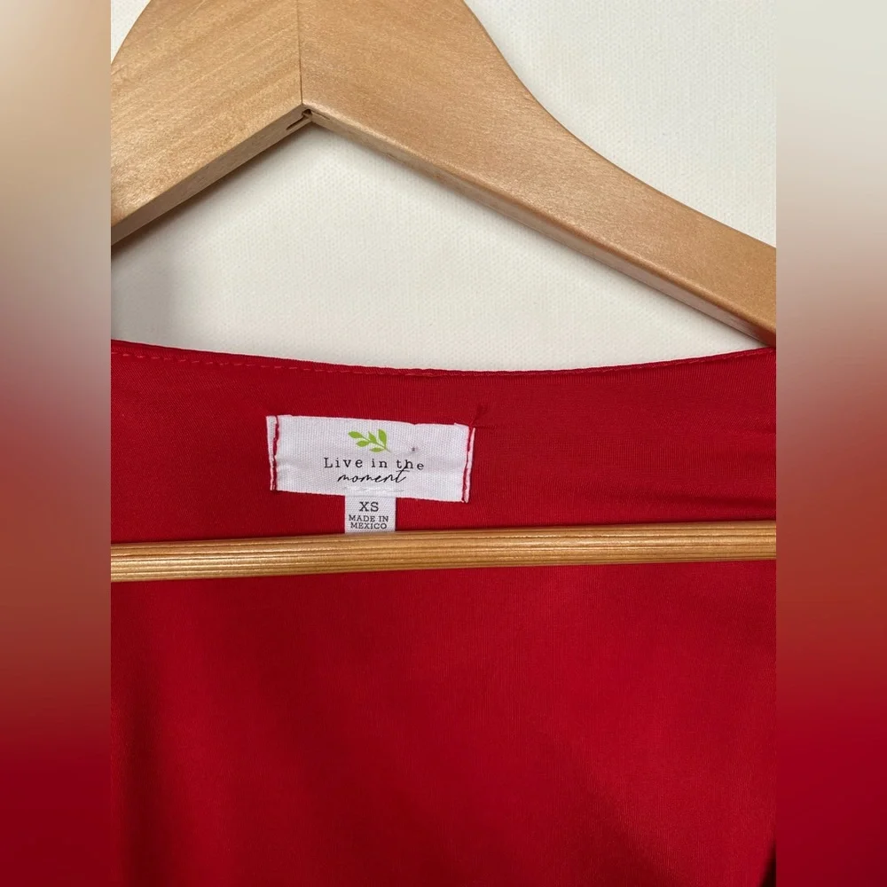 XS Red Crop Top - Picture 2 of 5